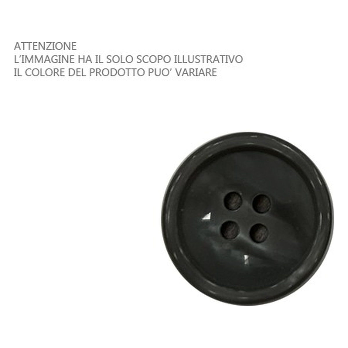 Bottoni quattro fori 19100 Lin.40 pz.72 all'Ingrosso