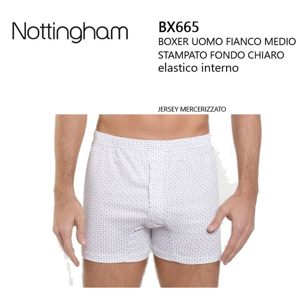 Boxer uomo Nottingham BX665 all'Ingrosso