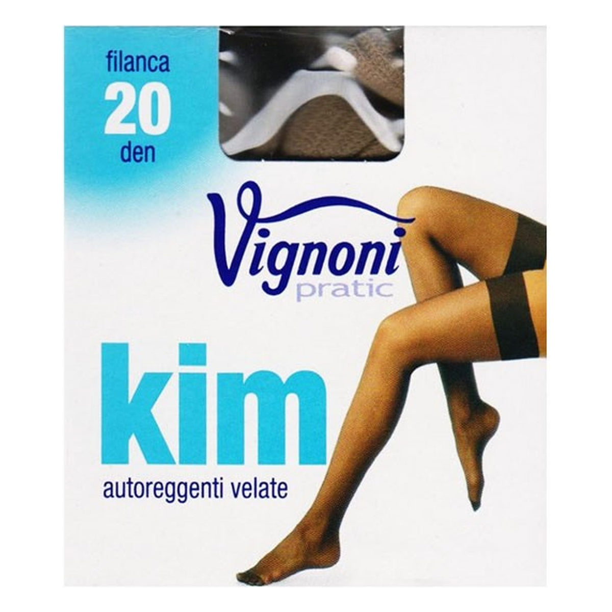 Calza autoreggente donna Vignoni Kim 20 Den paia 12 all'Ingrosso