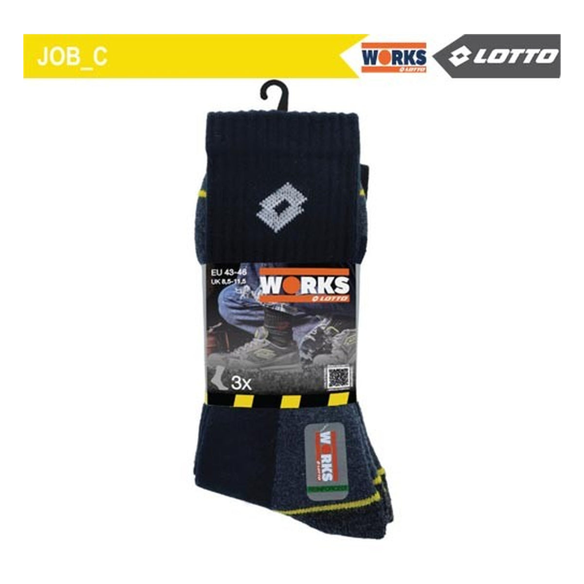 Calza Lotto Works Job C paia 12 all'Ingrosso