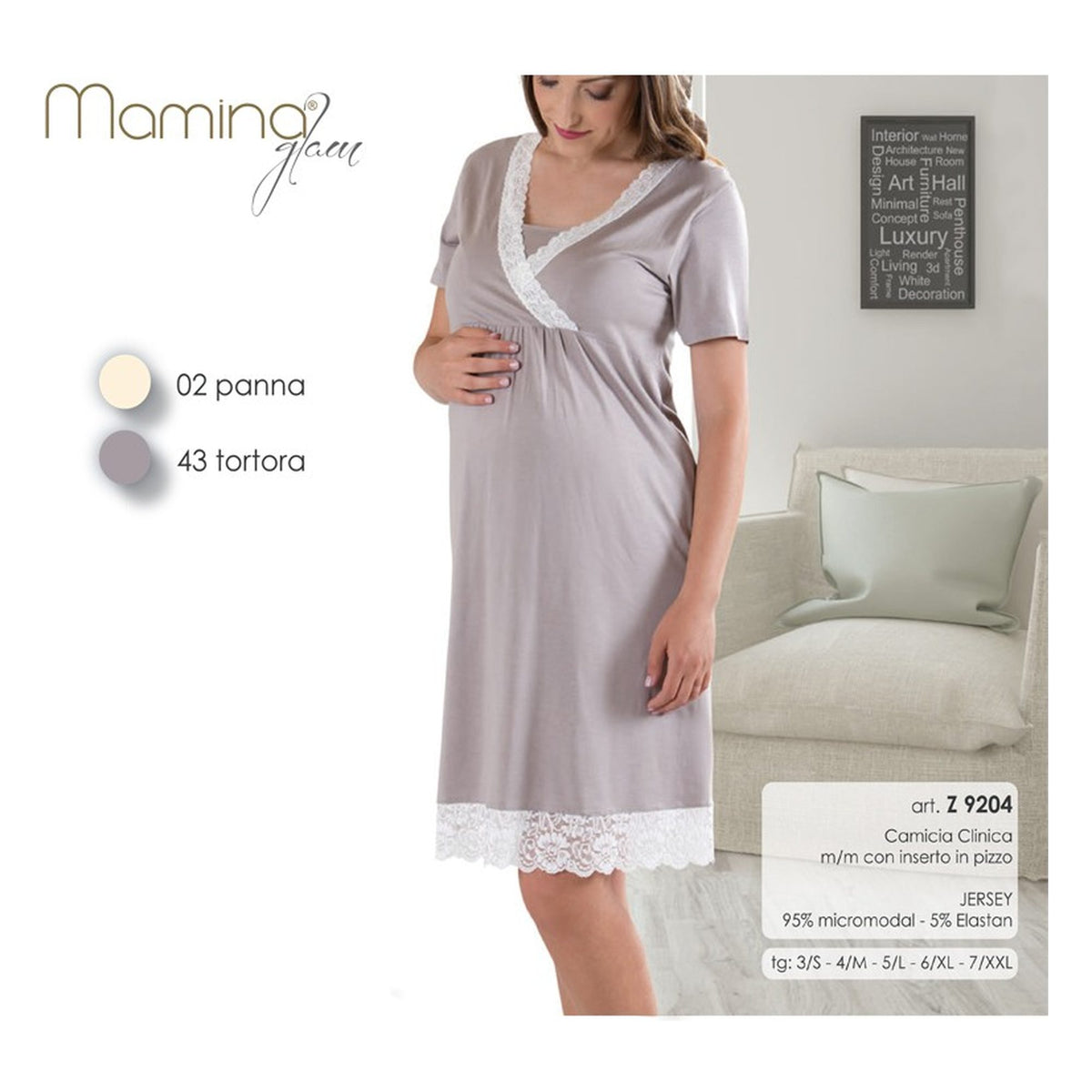 Camicia clinica Mamina art.z9204 all'Ingrosso