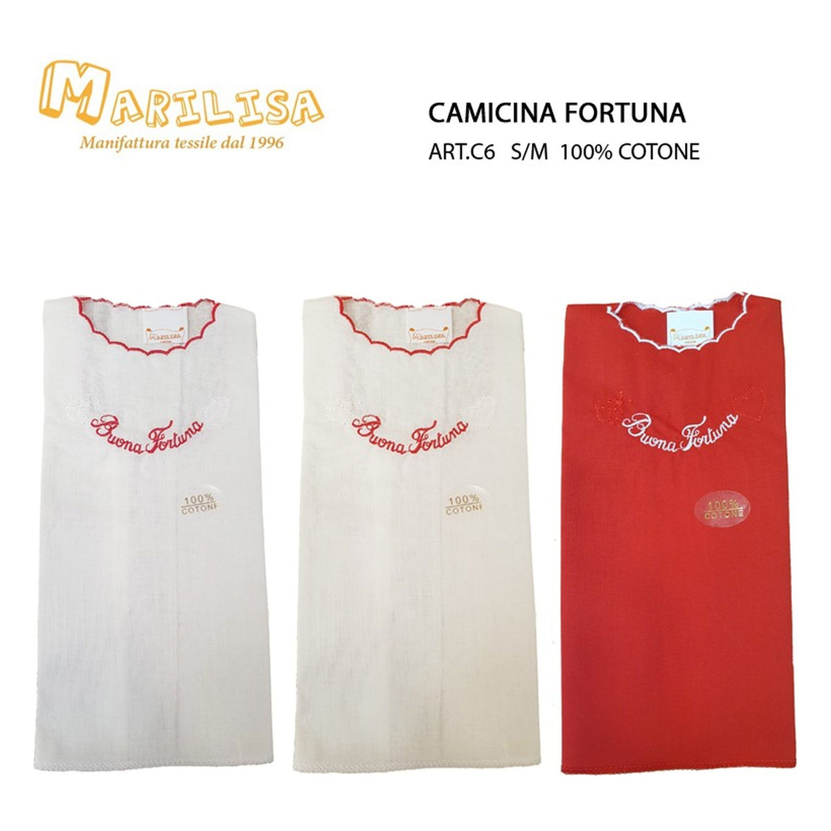 Camicina Fortuna Cotone Marilisa art.C/6 all'Ingrosso