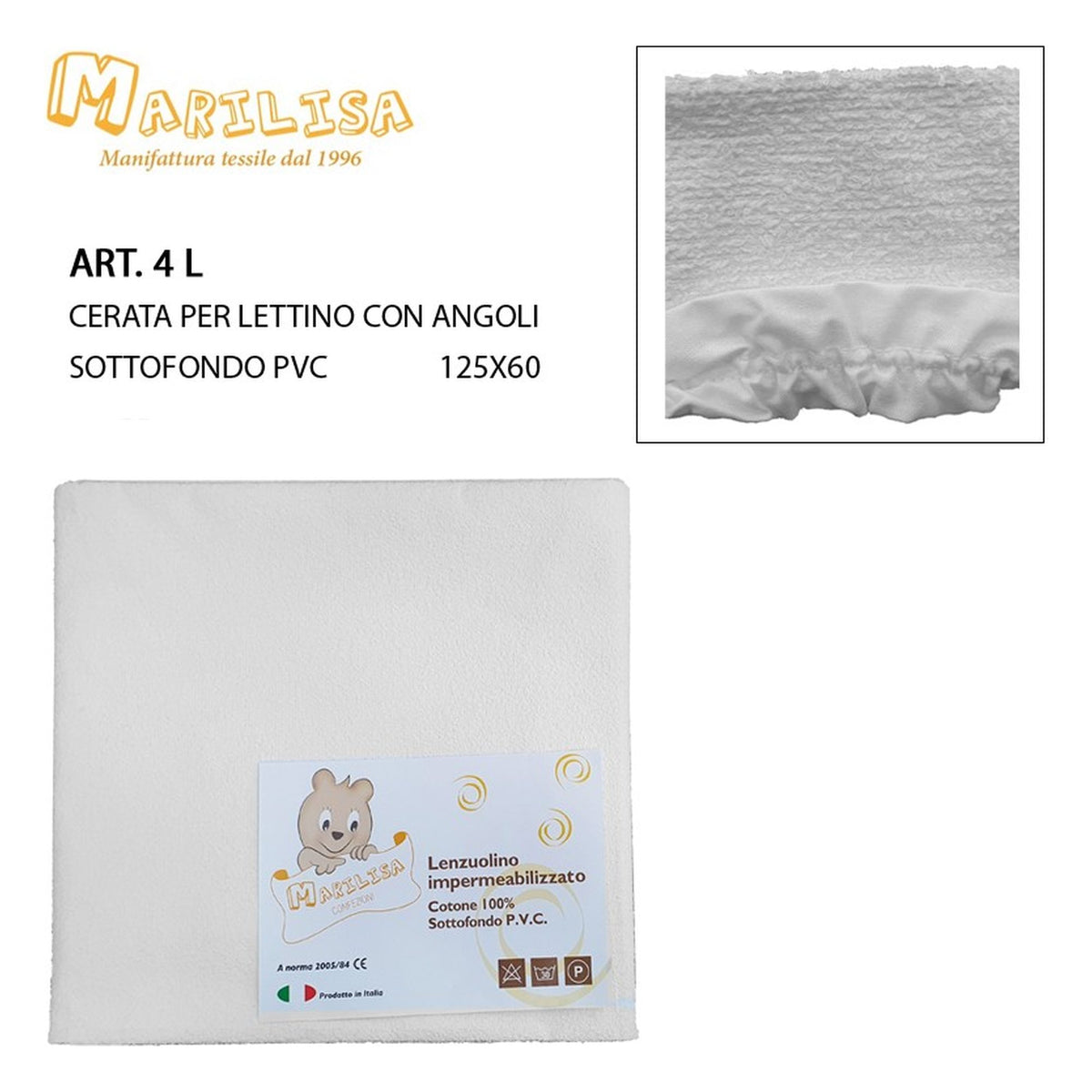 Cerata lettino impermeabile Marilisa art.4L all'Ingrosso