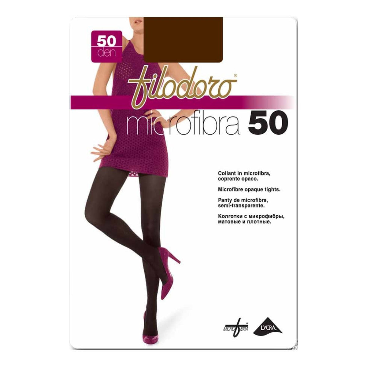 Collant Filodoro Microfibra 50 den Clio paia 6 all'Ingrosso