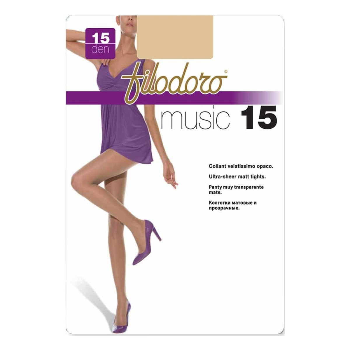 Collant Music 15 Filodoro paia 6 all'Ingrosso