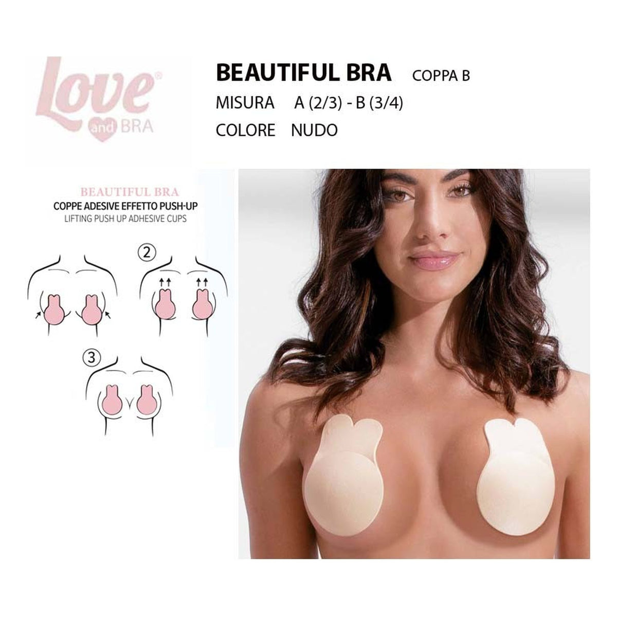 Coppe adesive Love and Bra Beautiful Bra all'Ingrosso
