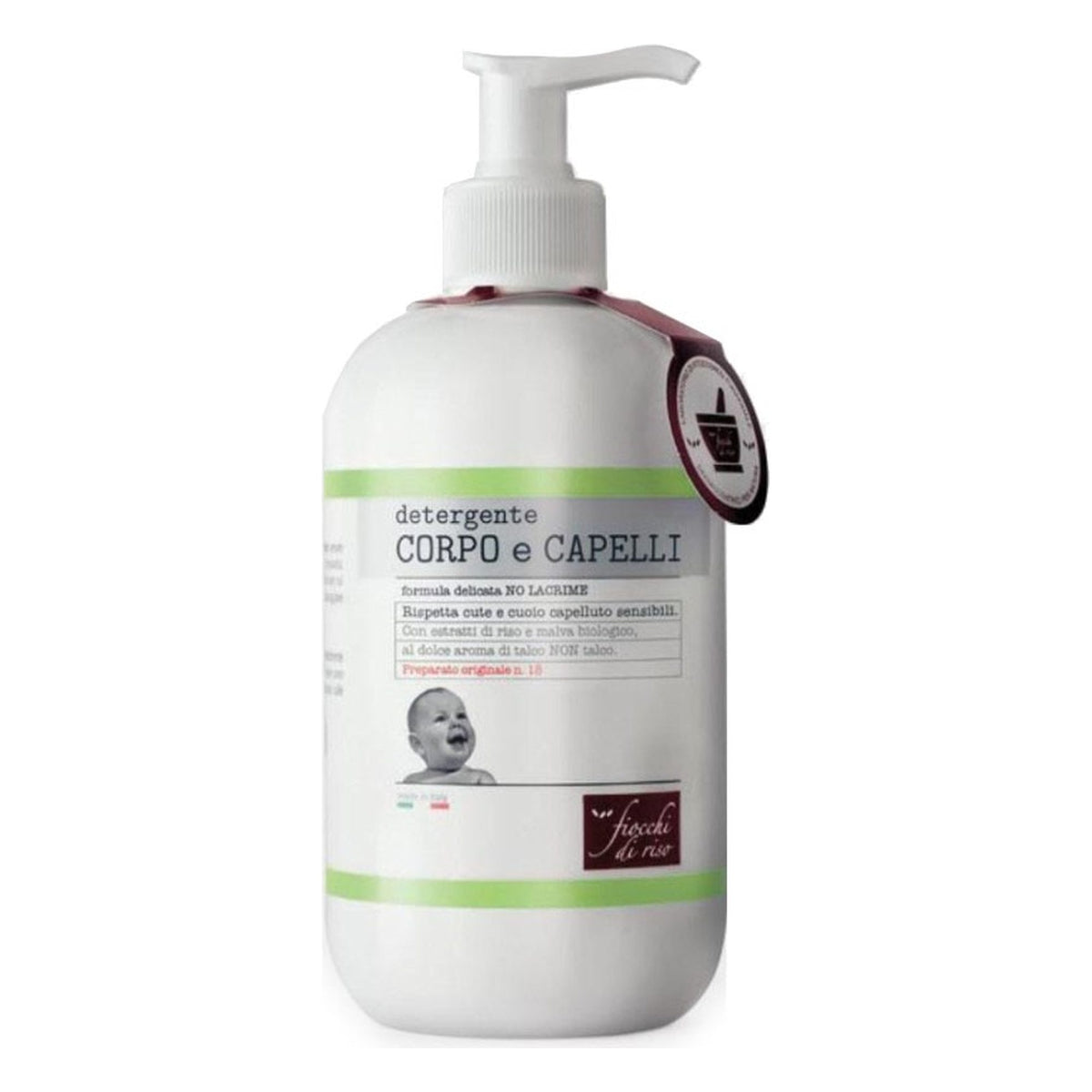 Detergente corpo e capelli Fiocchi di Riso 400 ml all'Ingrosso
