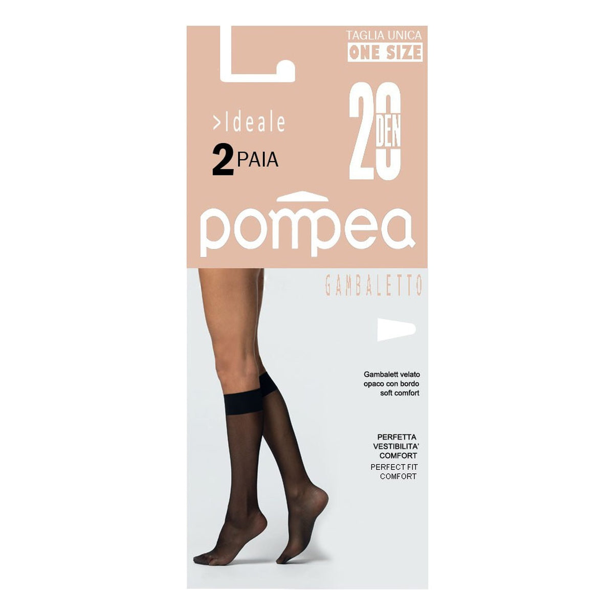 Gambaletto Pompea 20 Ideale paia 24 all'Ingrosso
