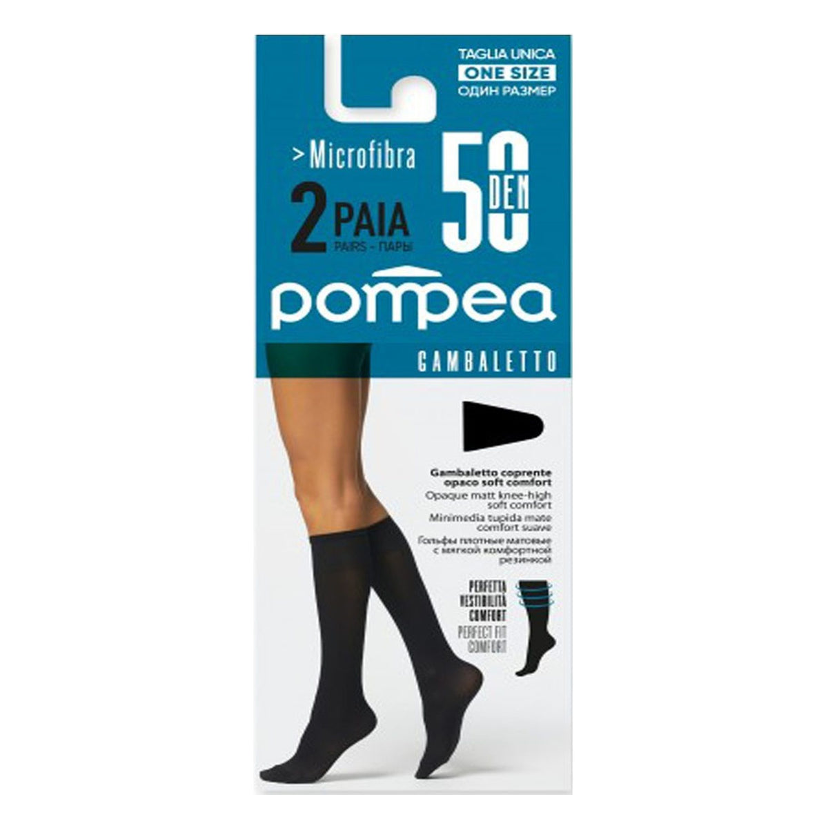 Gambaletto Pompea Micro 50 paia 12 all'Ingrosso