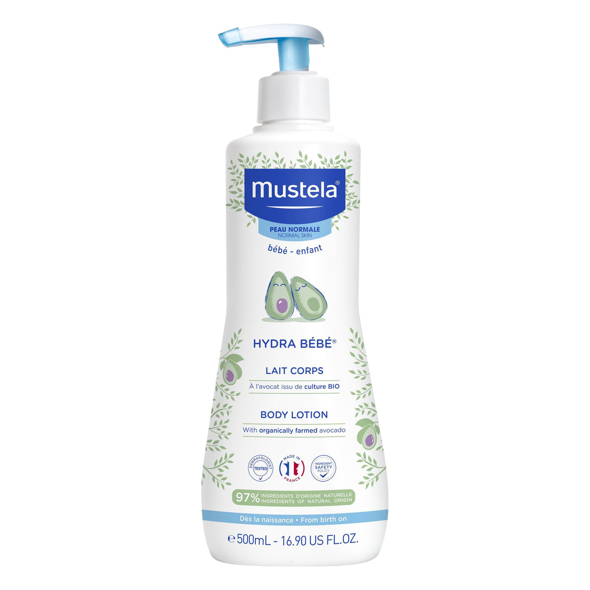 Hydra Bébé Mustela 500 ml all'Ingrosso