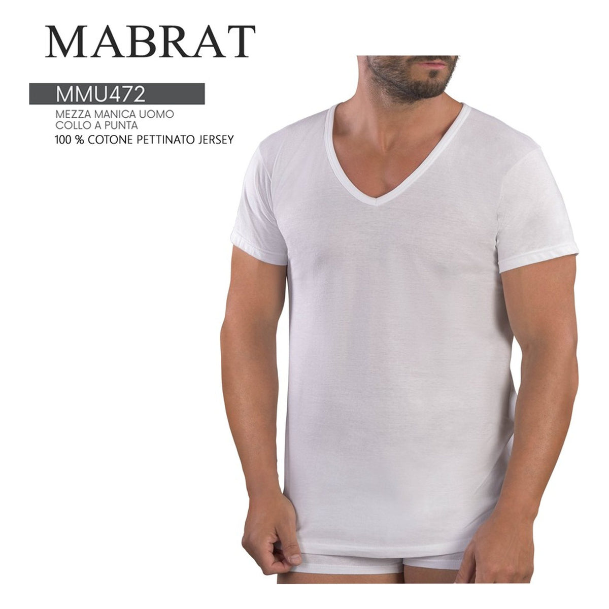Maglia uomo MMU472 MABRAT 8/10 all'Ingrosso