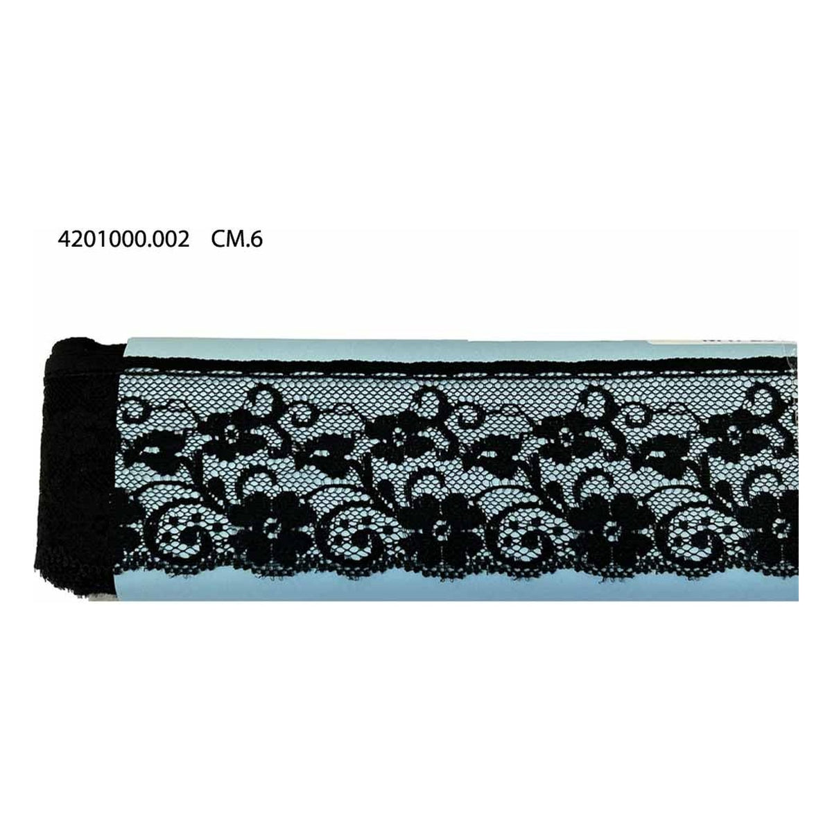 Merletto Nylon 4201000 mt.20 Bianco - Nero - Panna all'Ingrosso