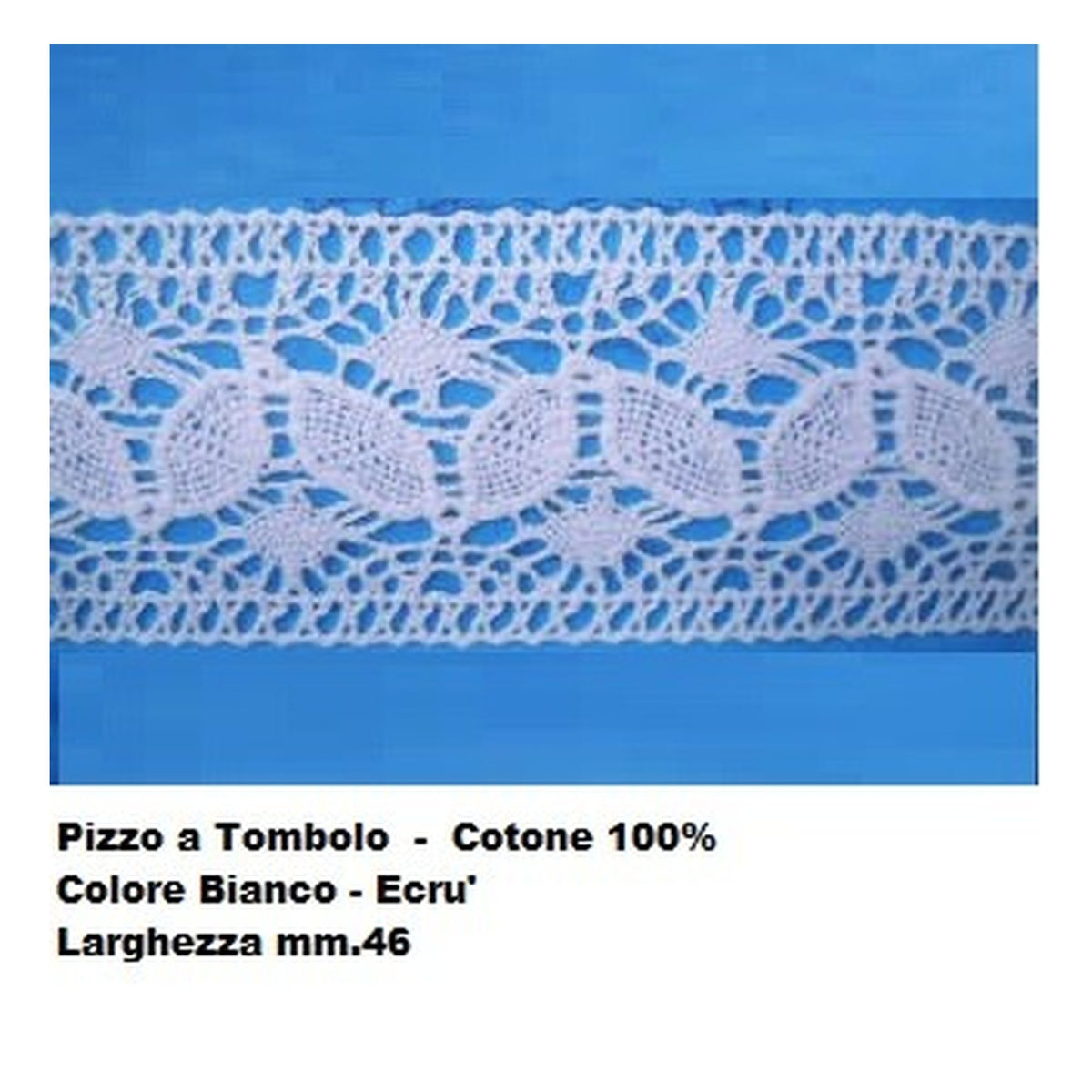 Merletto Tombolo art.5685T metri 10 all'Ingrosso