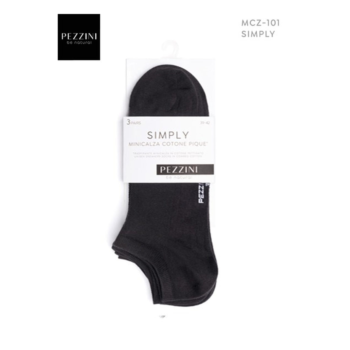 Minicalza unisex Pezzini Simply MCZ-101 PAIA 12 all'Ingrosso