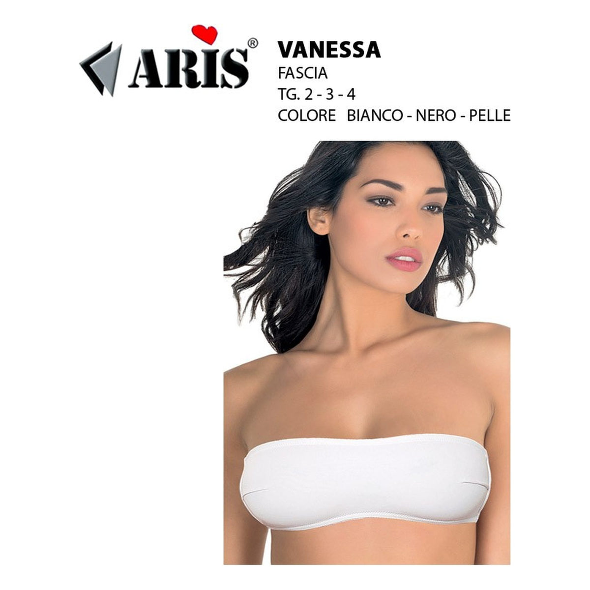 Reggiseno a fascia Aris art.Vanessa all'Ingrosso