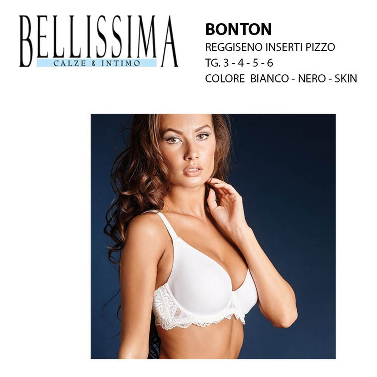 Reggiseno Bellissima art.Bonton coppa C all'Ingrosso