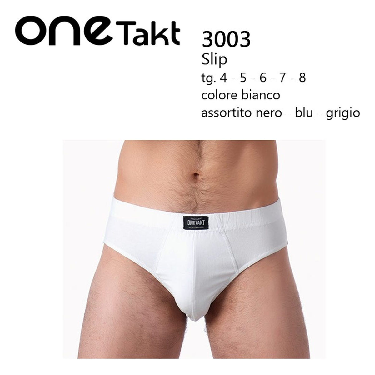Slip Uomo 3003 One Takt 4°/8° all'Ingrosso