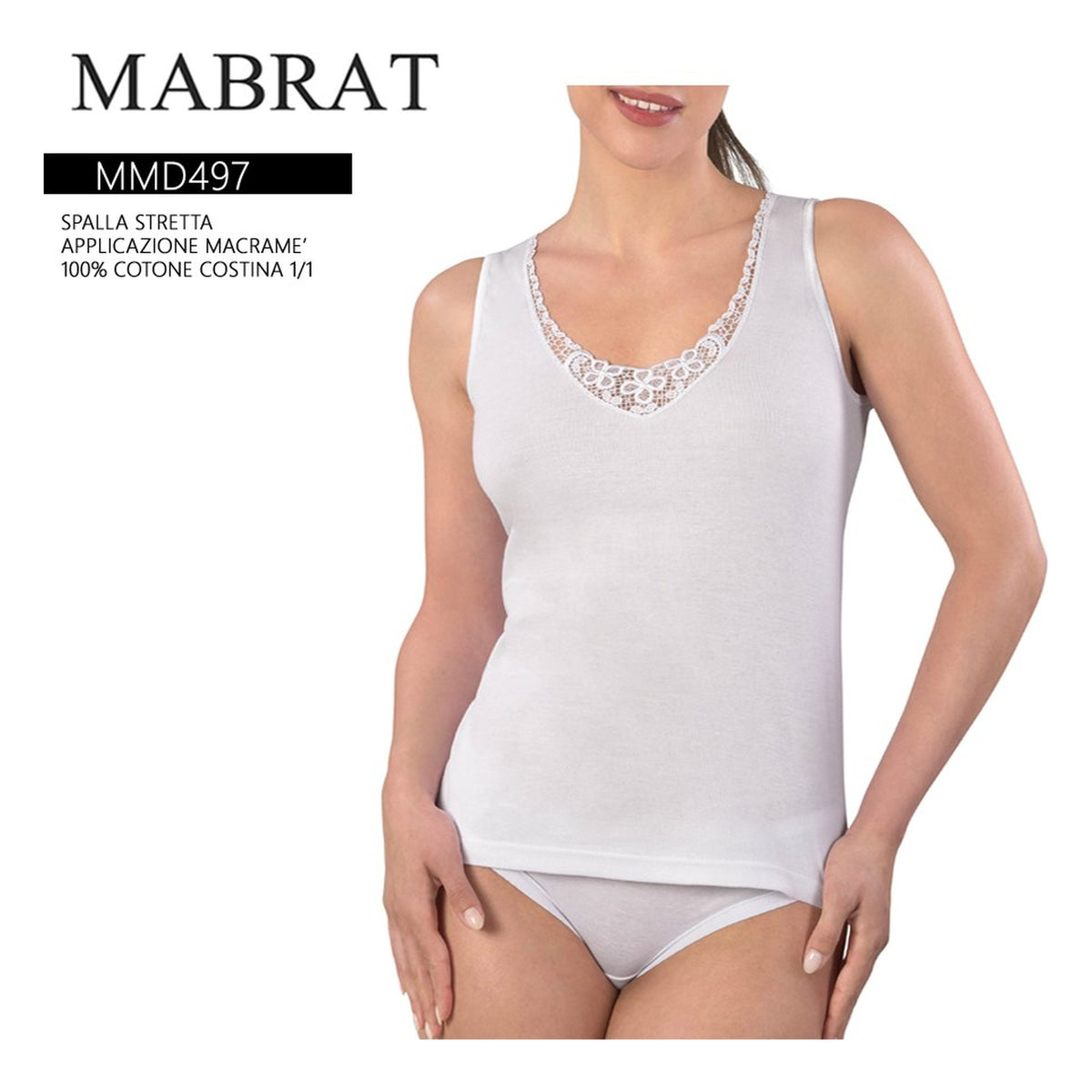 Vogatore donna MMD497 MABRAT 8/10 Bianco all'Ingrosso