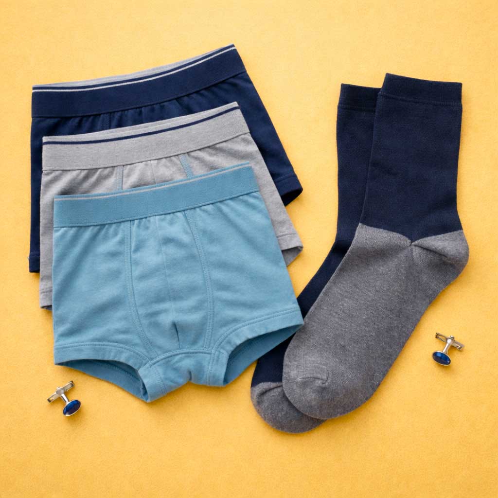 Ingrosso intimo uomo donna e bambino