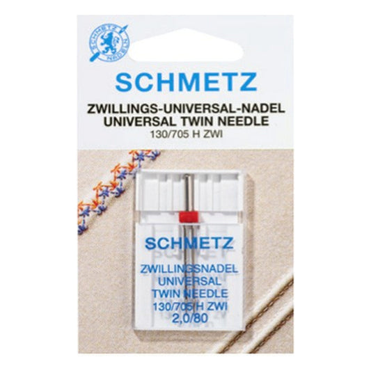 Aghi Macchina Schmetz Gemelli mm.2/2.5/3/4 Cartine 10 all'Ingrosso
