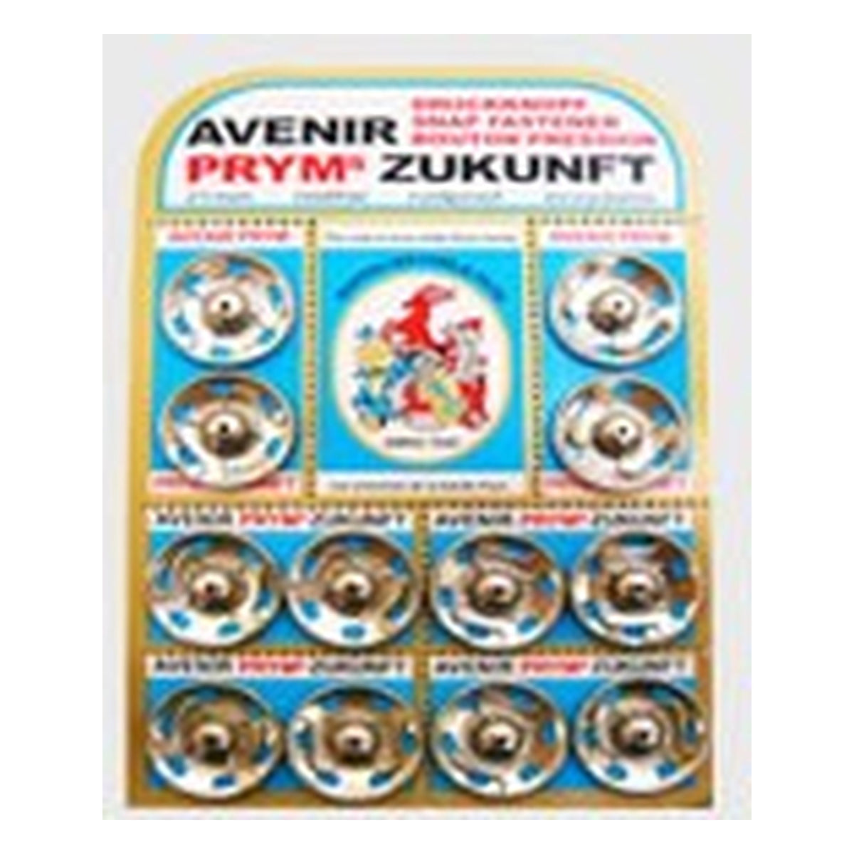 Automatici Metallo Prym mm.21 Cartine 2 all'Ingrosso