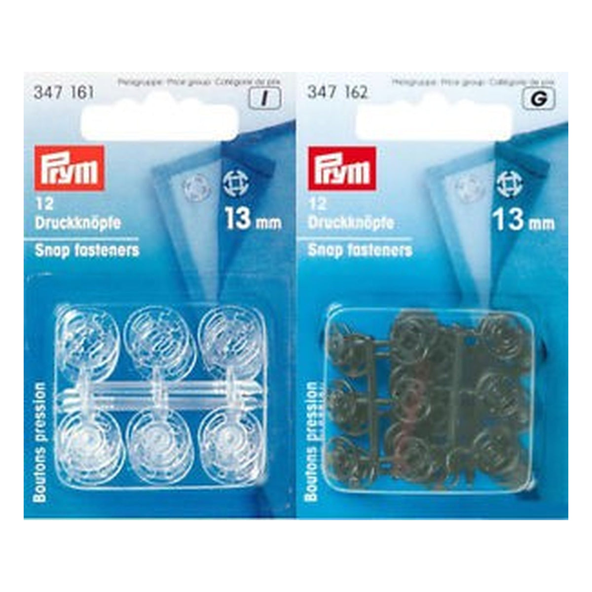 Automatici Plastica Prym mm.13 Blister 5 all'Ingrosso