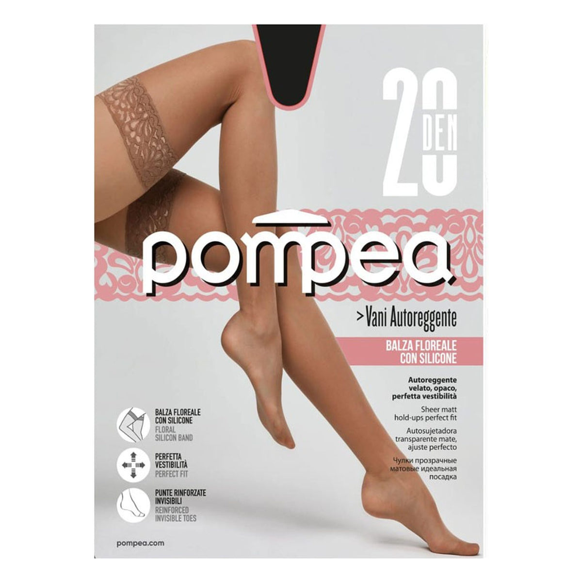 Autoreggente Pompea Vani 20 paia 6 all'Ingrosso