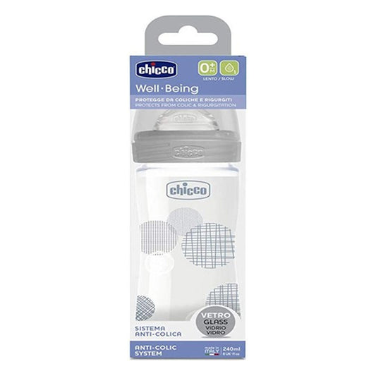 Biberon vetro Well being 150 ml Chicco all'Ingrosso