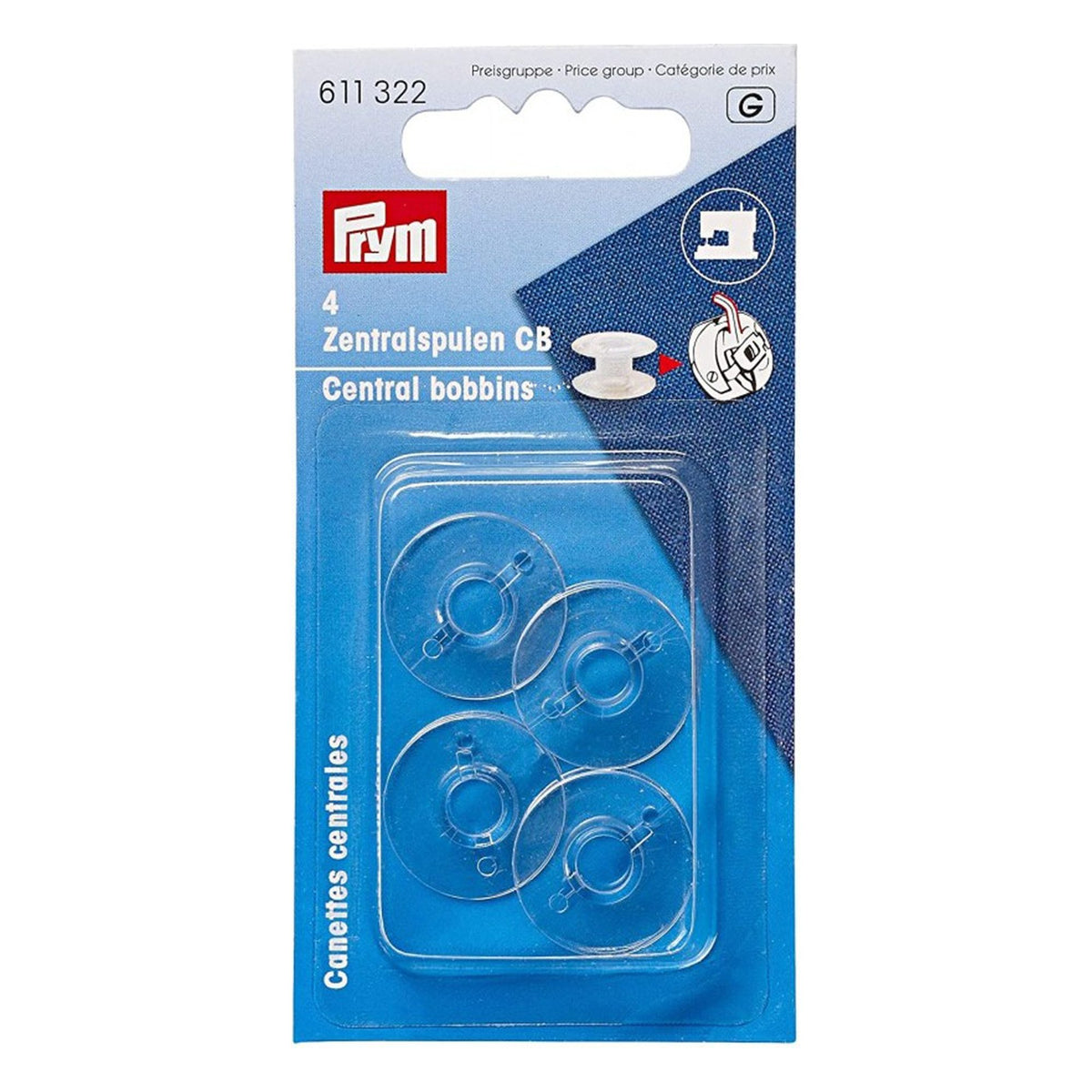 Bobine per macchina da cucire Prym 611 322 all'Ingrosso