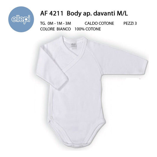 Body ap.davanti m/l Ellepi art.AF4211 CALDO TOTONE pz.3 all'Ingrosso