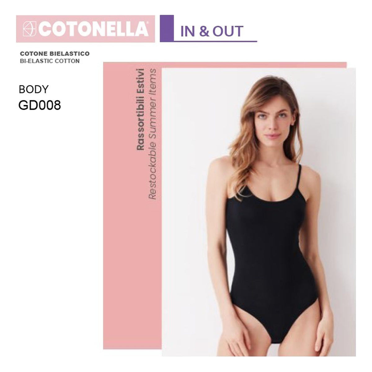 Body Cotonella GD008 all'Ingrosso
