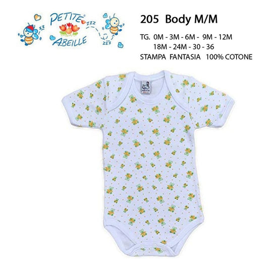 Body m/m Petite Abeille art.205 pz.6 all'Ingrosso