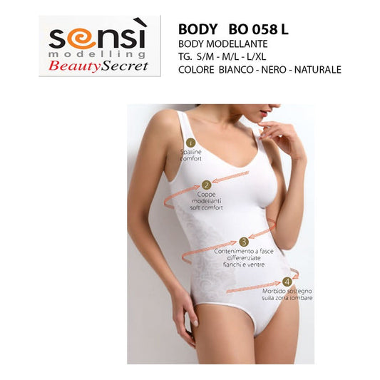 Body modellante Sensì Bo 058 L all'Ingrosso