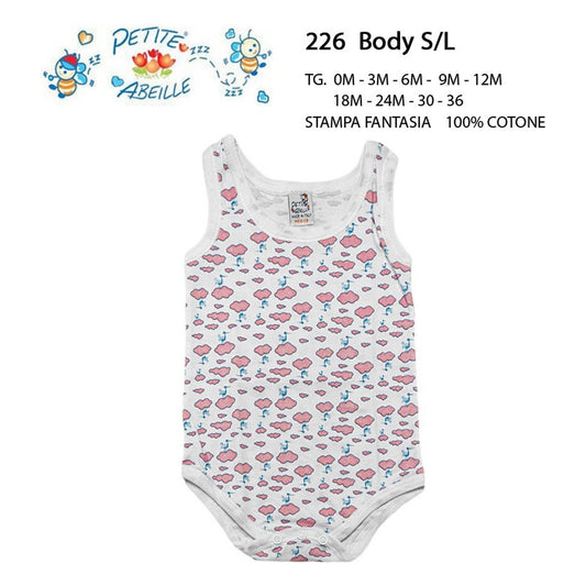 Body s/l Petite Abeille art.226 pz.6 all'Ingrosso