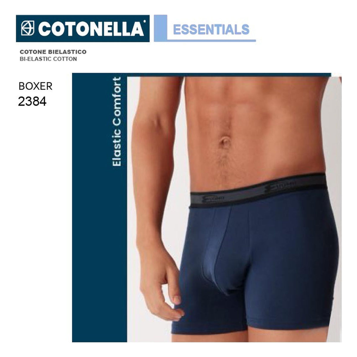 Boxer Uomo Cotonella 2384 pz.6 all'Ingrosso