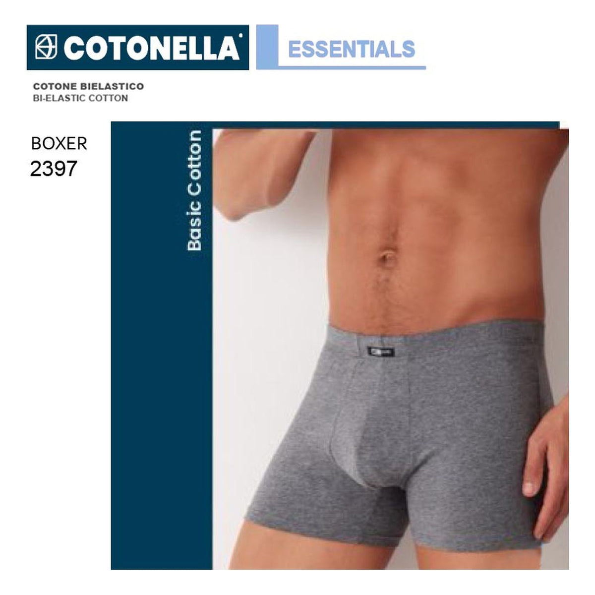 Boxer Uomo Cotonella 2397 pz.6 all'Ingrosso