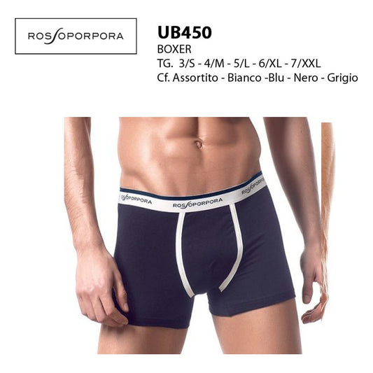 Boxer uomo Rossoporpora UB450 all'Ingrosso