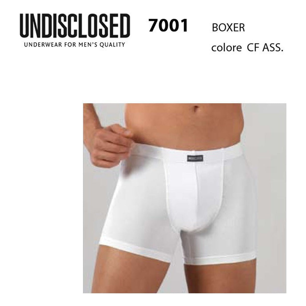 Boxer uomo Undisclosed 7001 3XL all'Ingrosso