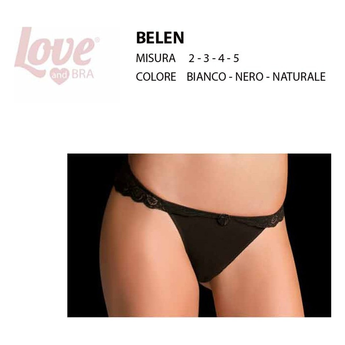 Brasiliana Belen Love and Bra all'Ingrosso