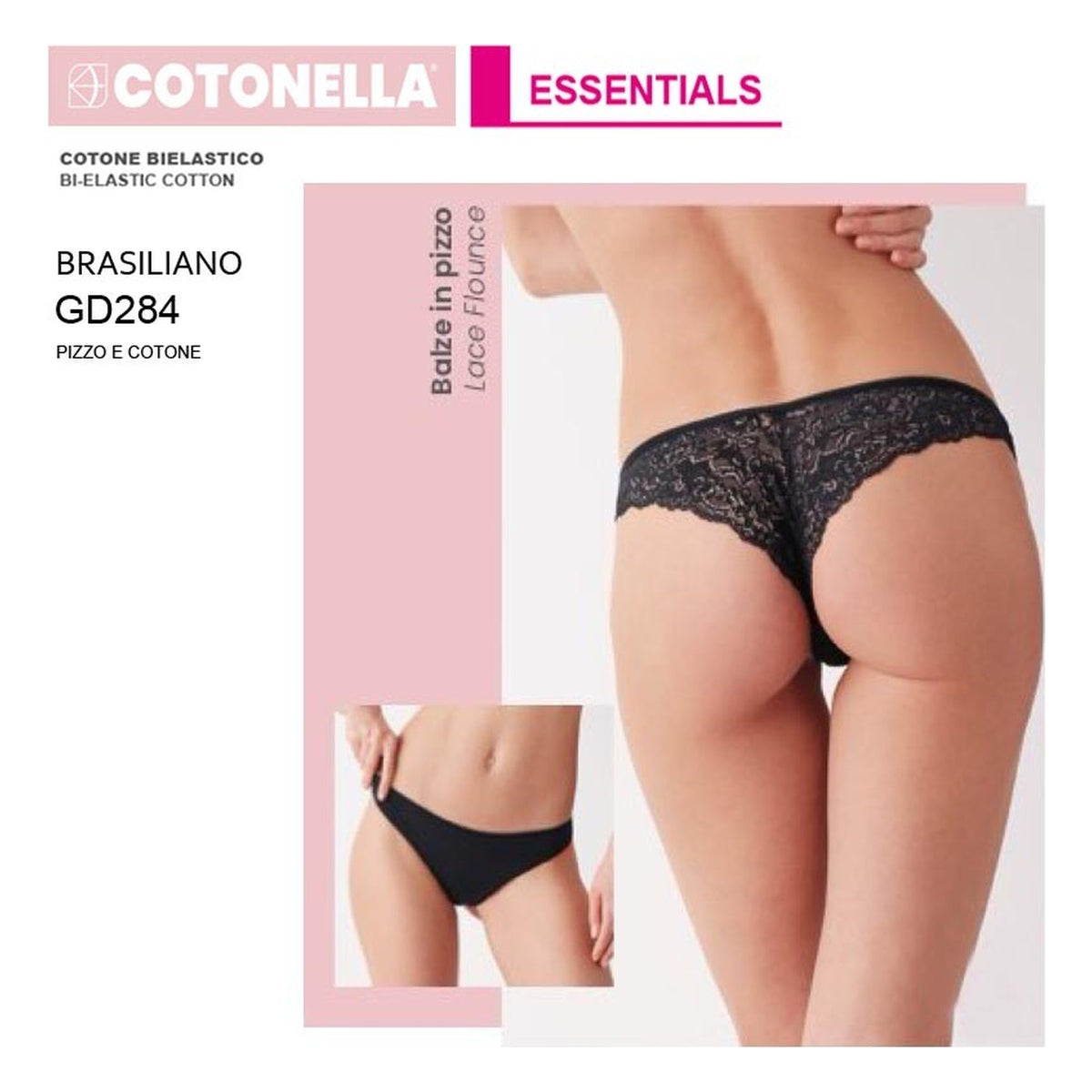 Brasiliano pizzo Cotonella GD284 pz.12 all'Ingrosso