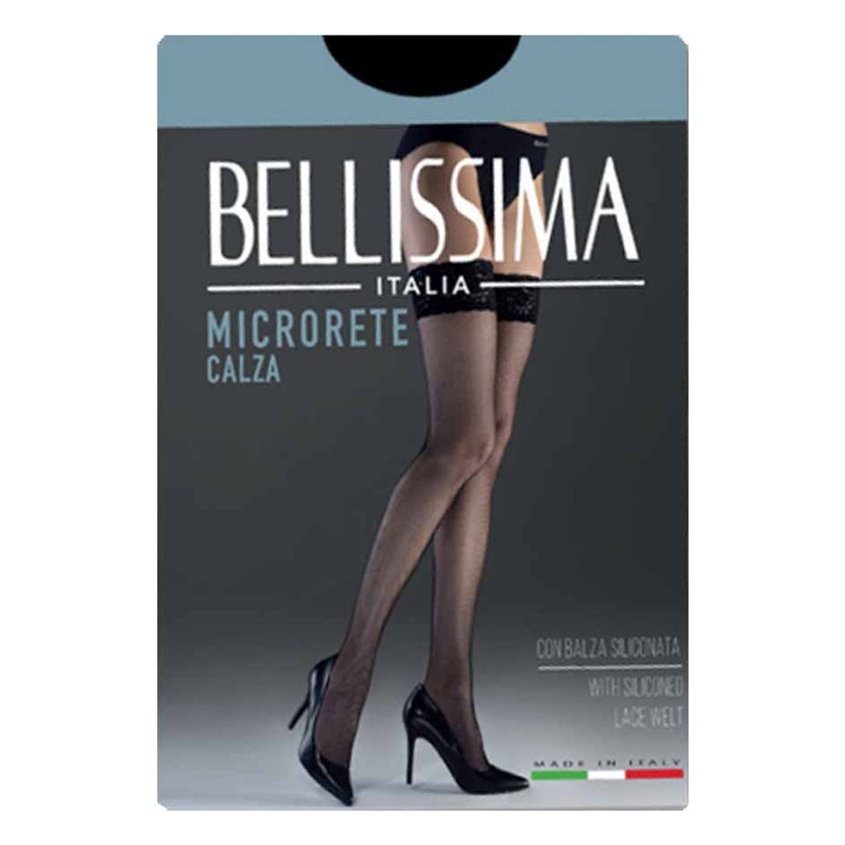 Calza autoreggente Bellissima Microrete paia 6 all'Ingrosso
