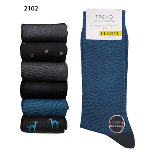 Calza uomo corta Pezzini art. UCZ-MPE 2101-2102 PAIA 6 all'Ingrosso