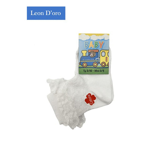 Calzino Baby Pizzo 417/C Leon D'oro PAIA 6 all'Ingrosso