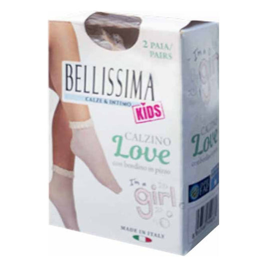 Calzino bimba Bellissima Love paia 24 all'Ingrosso