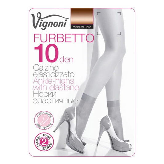 Calzino donna Vignoni Furbetto 10 Den paia 20 all'Ingrosso