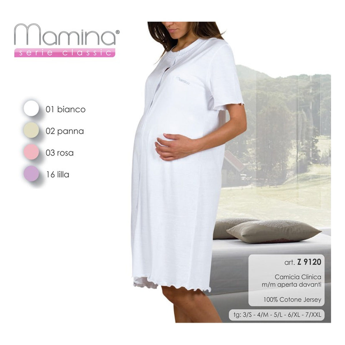 Camicia clinica Mamina art.z9120 all'Ingrosso