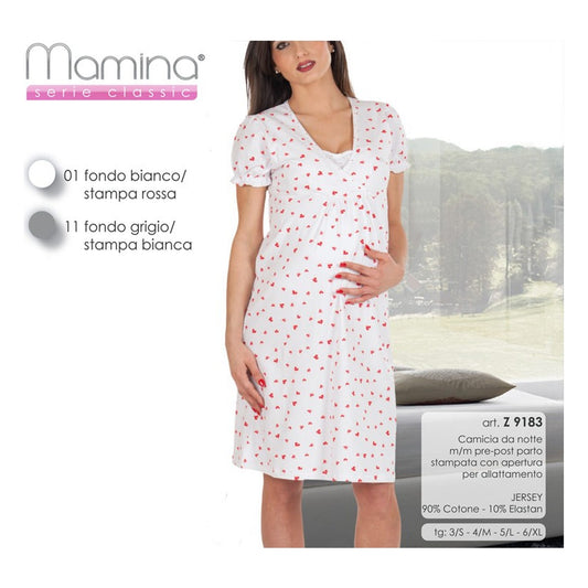 Camicia da notte Mamina art.z9183 all'Ingrosso
