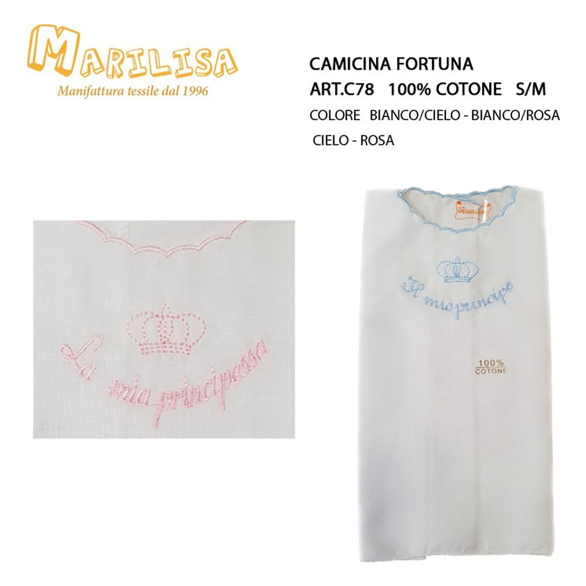 Camicina Fortuna Marilisa art.C78 all'Ingrosso