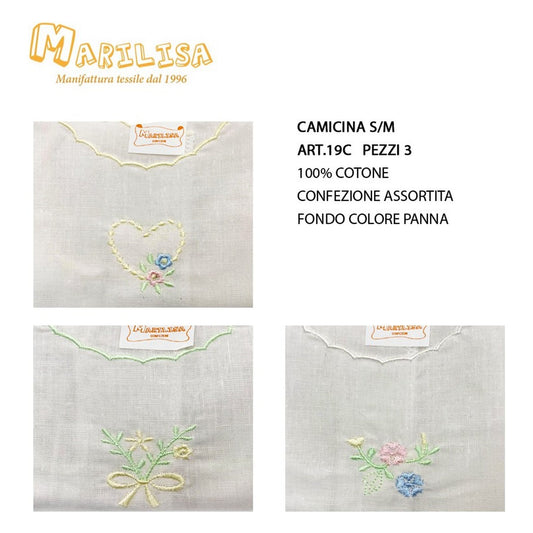 Camicina s/m Fortuna Marilisa art.19c pz.3 all'Ingrosso