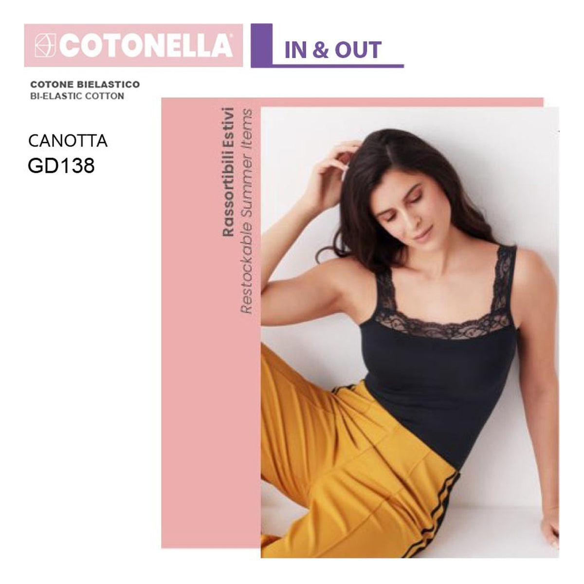 Canotta Cotonella GD138 all'Ingrosso